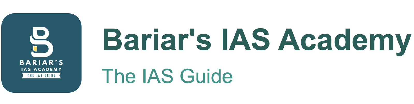 Bariar's IAS Logo